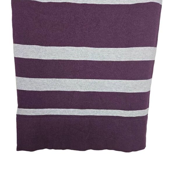 Tommy Bahama Hobart Purple Gray Heather Stripe Pencil Sweater Dress Size XS - Picture 5 of 9